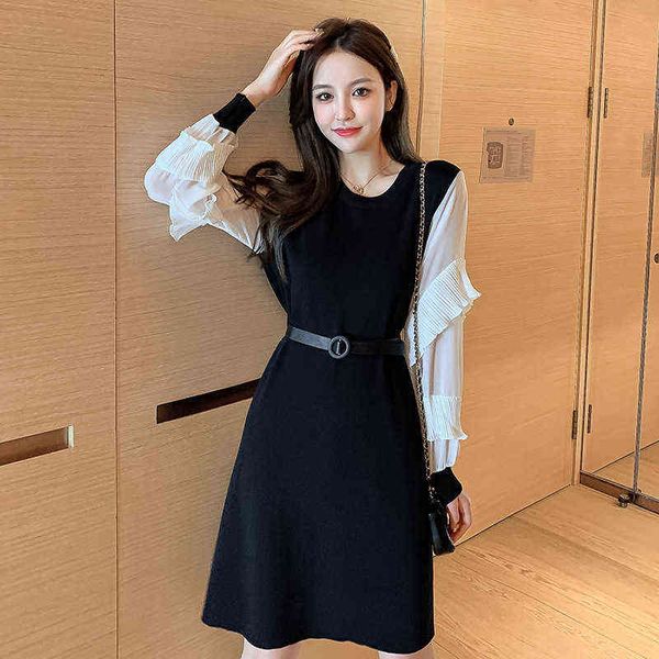 casual dresses black knitted sweater autumn dresses 2022 women's waist shows thin celebrity temperament, slim and medium length, Black;gray
casual dresses black knitted sweater autumn dresses 2022 women's waist shows thin celebrity temperament, slim and medium length, Black;gray