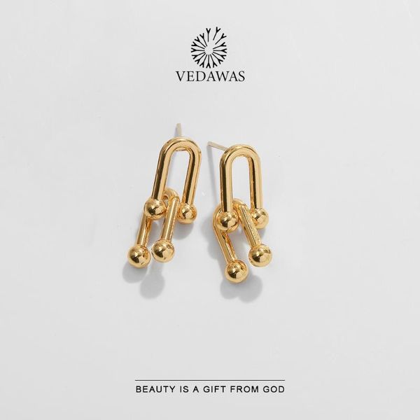vedawas brand gold color simple style drop earrings for women 2020 new trend jewelry statement earring girlfriend gift wholesale, Silver
vedawas brand gold color simple style drop earrings for women 2020 new trend jewelry statement earring girlfriend gift wholesale, Silver