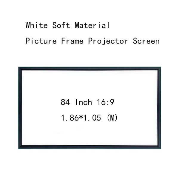 projection screens thinyou screen 84inch 16:9 white soft material picture frame projector 4.5cm wall mounted home office
projection screens thinyou screen 84inch 16:9 white soft material picture frame projector 4.5cm wall mounted home office