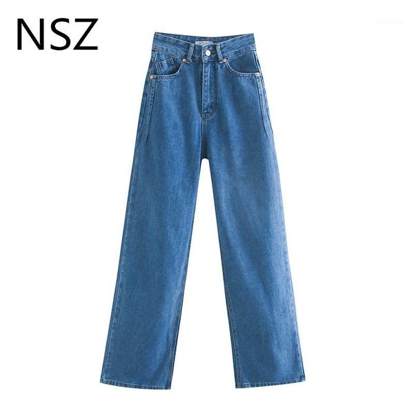 nsz women wide leg jeans high waist loose denim pants casual female trousers fall fashion jaens femme1, Blue
nsz women wide leg jeans high waist loose denim pants casual female trousers fall fashion jaens femme1, Blue