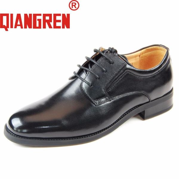 qiangren brand men's spring autumn genuine leather black dress shoes cow leather office business formal derby shoes
qiangren brand men's spring autumn genuine leather black dress shoes cow leather office business formal derby shoes
