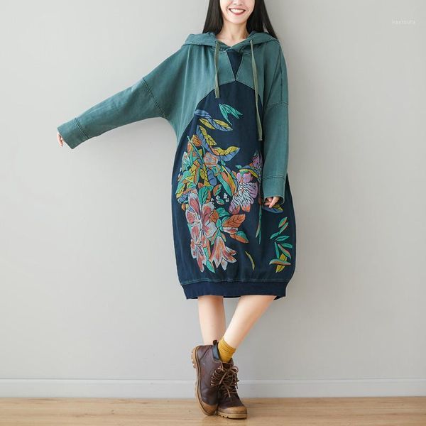 print floral long hoodies dress women hooded sweatshirts pullover oversize coat batwing sleeve vintage japan 2020 spring autumn1, Black
print floral long hoodies dress women hooded sweatshirts pullover oversize coat batwing sleeve vintage japan 2020 spring autumn1, Black