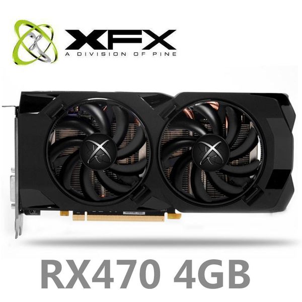 used xfx rx 470 4gb graphics card 256bit gddr5 4gb deskpc original no mining amd graphics card radeon rx 470 xfx 4g