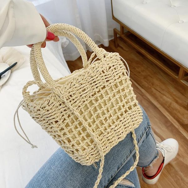 women hand hollow straw bag bohemian summer beach vacation bag sweet cherry lady's handbag female shoulder basket tote
women hand hollow straw bag bohemian summer beach vacation bag sweet cherry lady's handbag female shoulder basket tote