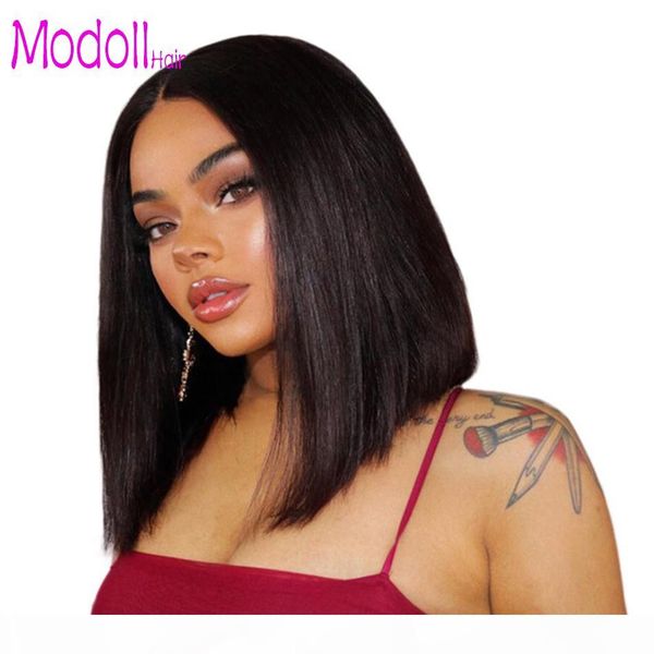 glueless human hair lace front wigs brazilian straight remy short lace front human hair wigs for black women pre plucked with baby hair, Black;brown
glueless human hair lace front wigs brazilian straight remy short lace front human hair wigs for black women pre plucked with baby hair, Black;brown