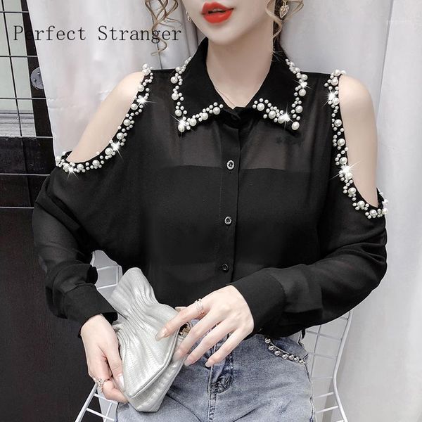 2021 autumnnew arrival turn down collar long sleeve women chiffon blouse, White
2021 autumnnew arrival turn down collar long sleeve women chiffon blouse, White