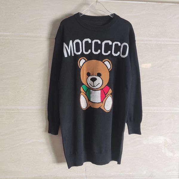 mxxxxino womens trendy dresses crtoon bear letter pattern long sleeve black mini skirt women fashion pencil knit dresses, Black;gray
mxxxxino womens trendy dresses crtoon bear letter pattern long sleeve black mini skirt women fashion pencil knit dresses, Black;gray