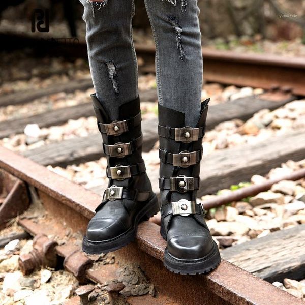 prova perfetto genuine leather womens mid-calf boots do old mixed colors square toe buckle strap zipper-sid lady motorcycle boot1, Black
prova perfetto genuine leather womens mid-calf boots do old mixed colors square toe buckle strap zipper-sid lady motorcycle boot1, Black