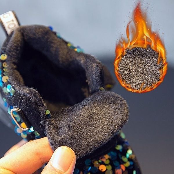 fashion plush kids sequin girls warm children winter snow shoes boys sneakers casual students running antiski new, Black
fashion plush kids sequin girls warm children winter snow shoes boys sneakers casual students running antiski new, Black