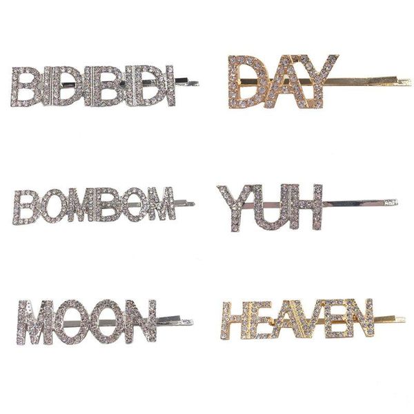 womens glitter imitation crystal hair clip heaven moon day letters styling alloy hairpins jewelry rhinstone one word barrettes
womens glitter imitation crystal hair clip heaven moon day letters styling alloy hairpins jewelry rhinstone one word barrettes
