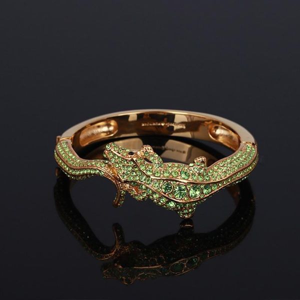 bangle luxury green alligator lizard bracelets for women unique animal rhinestone accessories on hand gold plated jewelry bangles, Black
bangle luxury green alligator lizard bracelets for women unique animal rhinestone accessories on hand gold plated jewelry bangles, Black