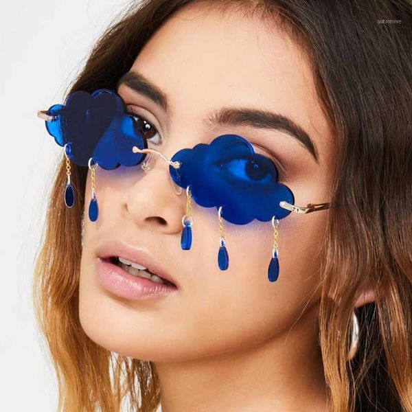 trendy drip sun glasses women 2020 clouds rain designer luxury black shades exaggerated milan fashion eyewear rimless sunglasses1, White;black
trendy drip sun glasses women 2020 clouds rain designer luxury black shades exaggerated milan fashion eyewear rimless sunglasses1, White;black