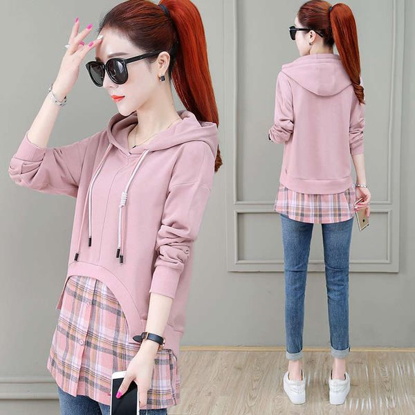 two piece spring and autumn women's fashion plaid jacket 2020, Black 
two piece spring and autumn women's fashion plaid jacket 2020, Black