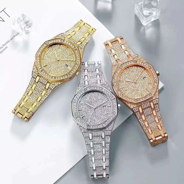 women's new all star men's and watch four color alloy calendar watch screw with diamond fashion watch, Slivery;brown
women's new all star men's and watch four color alloy calendar watch screw with diamond fashion watch, Slivery;brown