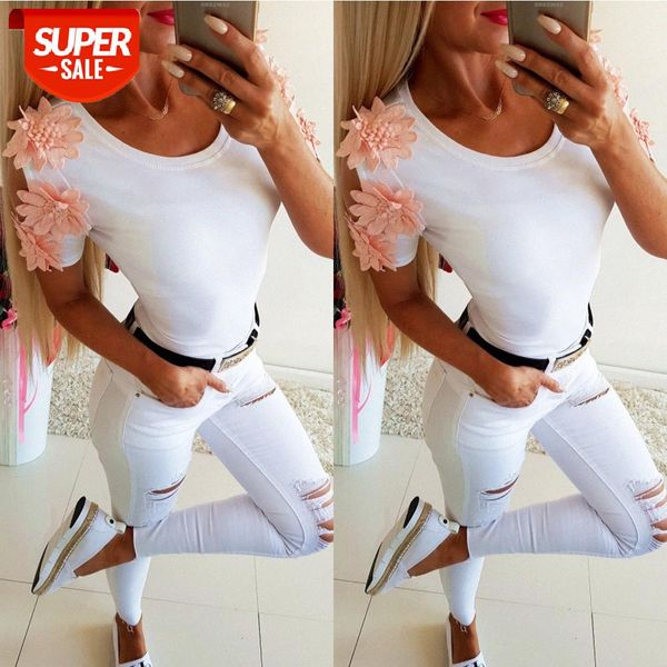 2019 women short sleeve loose t shirts vogue ladies summer casual tee t shirt #uh9z, White
2019 women short sleeve loose t shirts vogue ladies summer casual tee t shirt #uh9z, White