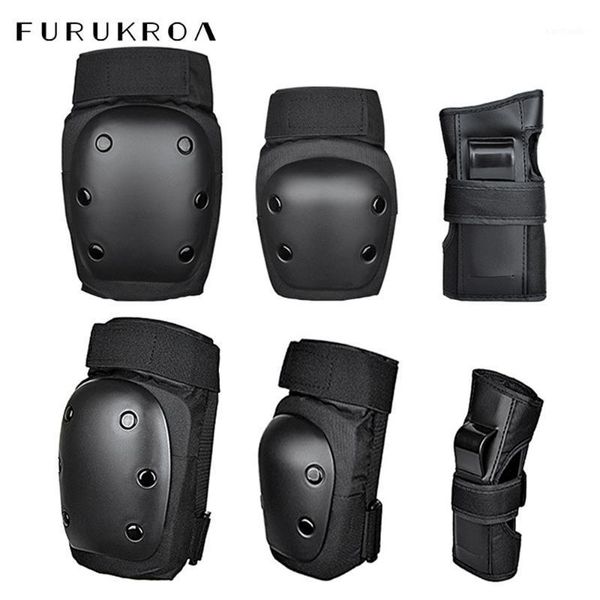 elbow & knee pads 6pcs/set safety kids adults protector roller skate protective outdoor sports protection safe guard support x467b1, Black;gray
elbow & knee pads 6pcs/set safety kids adults protector roller skate protective outdoor sports protection safe guard support x467b1, Black;gray