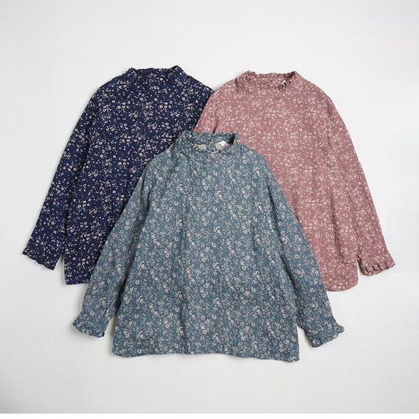 women's blouses & shirts japan style mori girl double cotton yarn long sleeve print shirt autumn vintage pullover blouse women, White
women's blouses & shirts japan style mori girl double cotton yarn long sleeve print shirt autumn vintage pullover blouse women, White