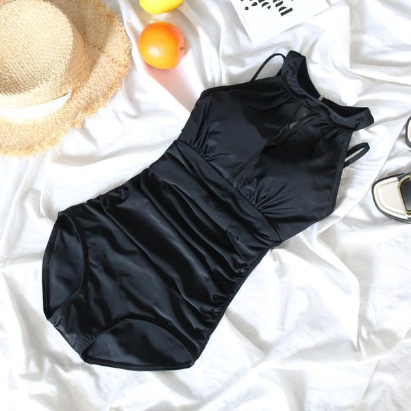 new young girl black retro bandage one piece swimsuit beach wear round neck high waist women swimwear bathing suits1, White;black
new young girl black retro bandage one piece swimsuit beach wear round neck high waist women swimwear bathing suits1, White;black