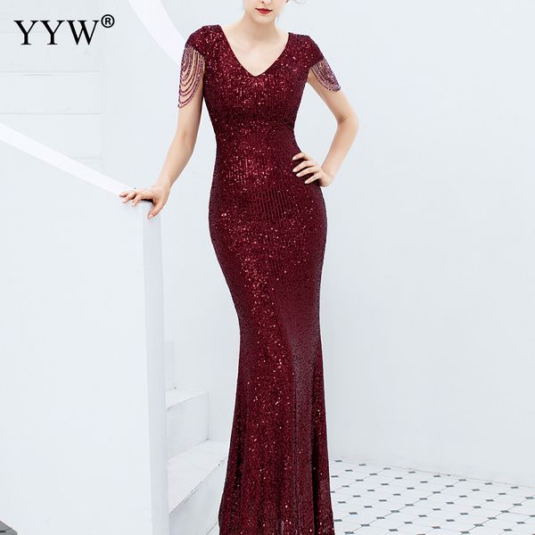 luxury sequined women evening dress v neck short sleeve mermaid party gowns short sleeve robe femme elegant formal dresses lj201124, White;black
luxury sequined women evening dress v neck short sleeve mermaid party gowns short sleeve robe femme elegant formal dresses lj201124, White;black