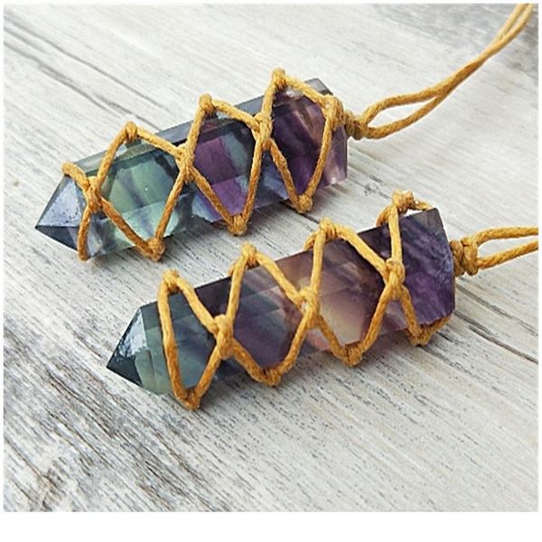 fluorite necklace natural stone rainbow chakra pendant natural quartz hexagonal pendulum column reiki healing jew qylpth, Black
fluorite necklace natural stone rainbow chakra pendant natural quartz hexagonal pendulum column reiki healing jew qylpth, Black