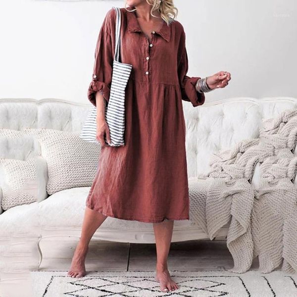women's casual elegant daily autumn v-neck 3/4 sleeve solid shift dress cotton linen blend loose shirt dress1, Black;gray
women's casual elegant daily autumn v-neck 3/4 sleeve solid shift dress cotton linen blend loose shirt dress1, Black;gray