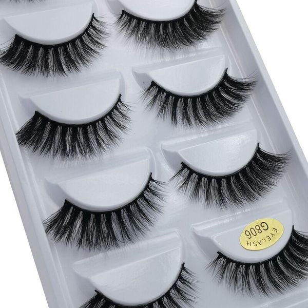 5 pairs 3d mink lashes false eyelashes natural long faux fake lash handmade mink eyelashes extension makeup maquiagem faux cils bbyjab 
5 pairs 3d mink lashes false eyelashes natural long faux fake lash handmade mink eyelashes extension makeup maquiagem faux cils bbyjab