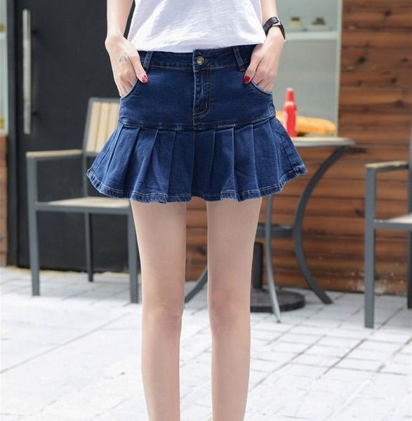 summer new arrival denim ruffle skirt female elastic slim plus size ruffle pleated skirt short skirt, Black
summer new arrival denim ruffle skirt female elastic slim plus size ruffle pleated skirt short skirt, Black