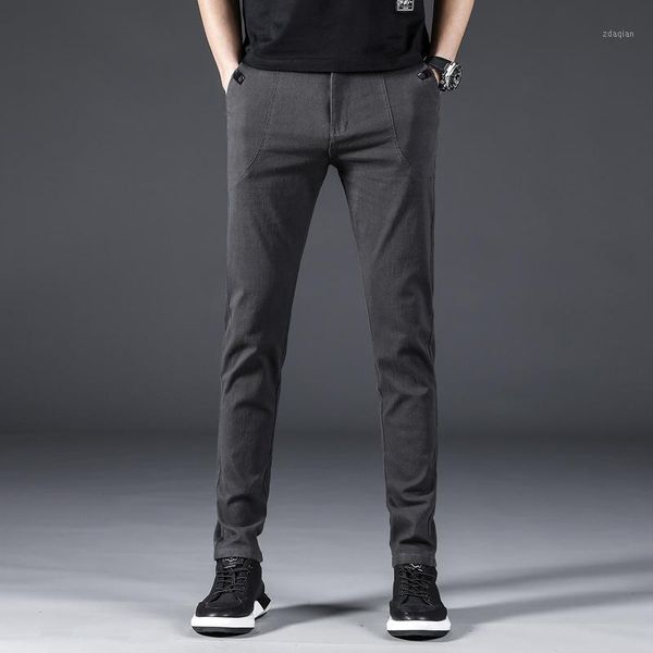 men's pants 2021 spring elastic slim small straight men's cotton versatile casual multi 3 color1, Black
men's pants 2021 spring elastic slim small straight men's cotton versatile casual multi 3 color1, Black