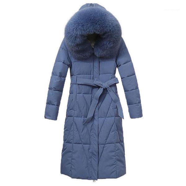 women's down & parkas style cotton-padded jacket women's mid-length over-the-knee thick padded with large fur collar on both sides, Black
women's down & parkas style cotton-padded jacket women's mid-length over-the-knee thick padded with large fur collar on both sides, Black