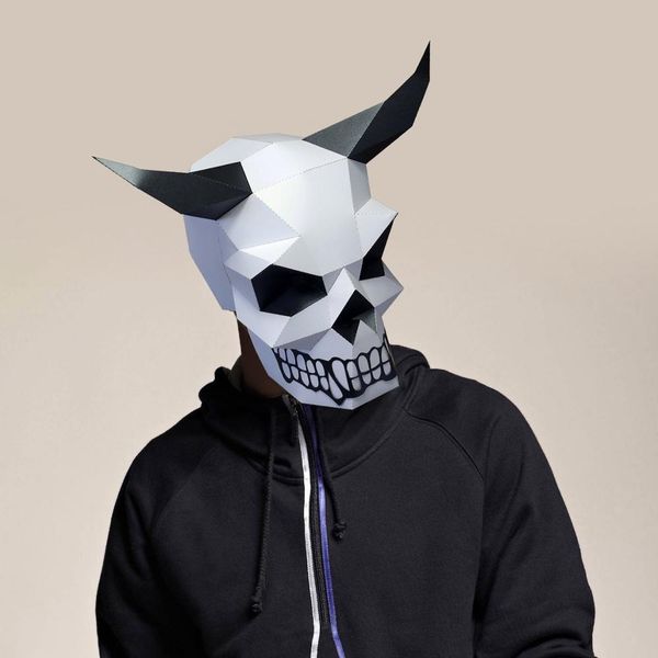 paper cosplay 3d horned diy skull costume craft model mask christmas halloween prom party gift
paper cosplay 3d horned diy skull costume craft model mask christmas halloween prom party gift
