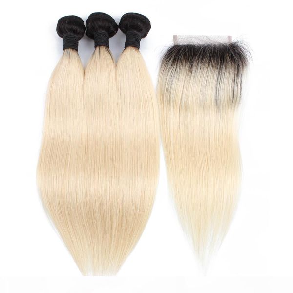 1b 613 brazilian ombre blonde straight hair weave bundles with closure 3 bundles with 4x4 lace closure 100% remy human hair extensions, Black;brown
1b 613 brazilian ombre blonde straight hair weave bundles with closure 3 bundles with 4x4 lace closure 100% remy human hair extensions, Black;brown
