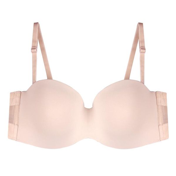 bras miaoersidai women's bra 1/2 cup push up brassiere strapless underwired back band dress wedding backless invisible soft, Red;black
bras miaoersidai women's bra 1/2 cup push up brassiere strapless underwired back band dress wedding backless invisible soft, Red;black