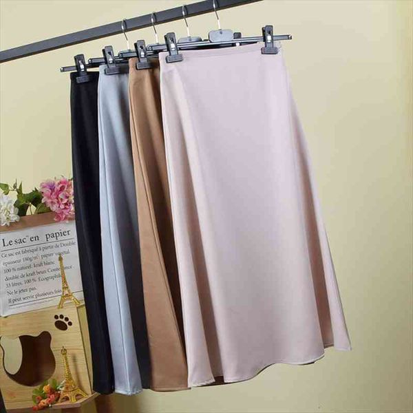 spring autumn temperament elegant thin a-line long skirt high waist satin fishtail skirt women, Black
spring autumn temperament elegant thin a-line long skirt high waist satin fishtail skirt women, Black