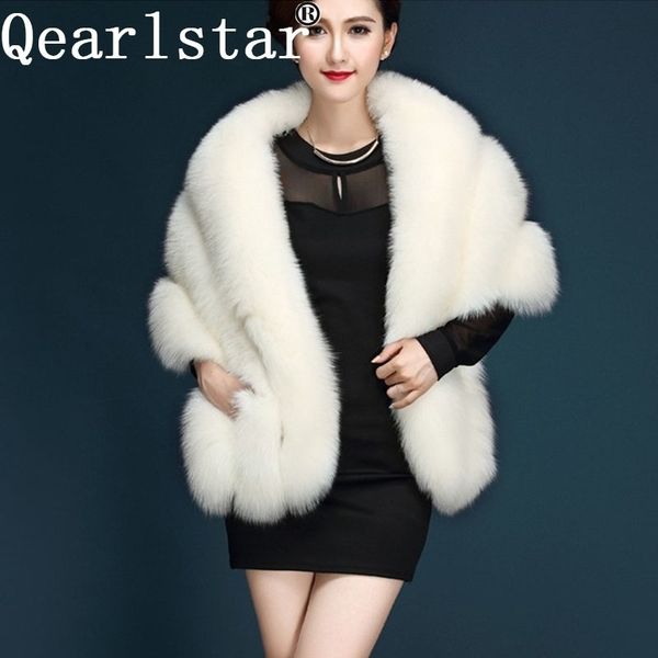 qearlstar winter women faux fox fur wraps pashmina super luxurious bride shawl wraps wedding party warm fur stole 165*40cm yt14 y201024, Blue;gray
qearlstar winter women faux fox fur wraps pashmina super luxurious bride shawl wraps wedding party warm fur stole 165*40cm yt14 y201024, Blue;gray