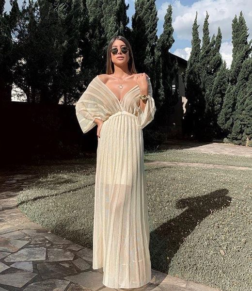 2020 spring european and american-style new style women's clothing dress selling v-neck cape-sleeve dress1, White;black
2020 spring european and american-style new style women's clothing dress selling v-neck cape-sleeve dress1, White;black