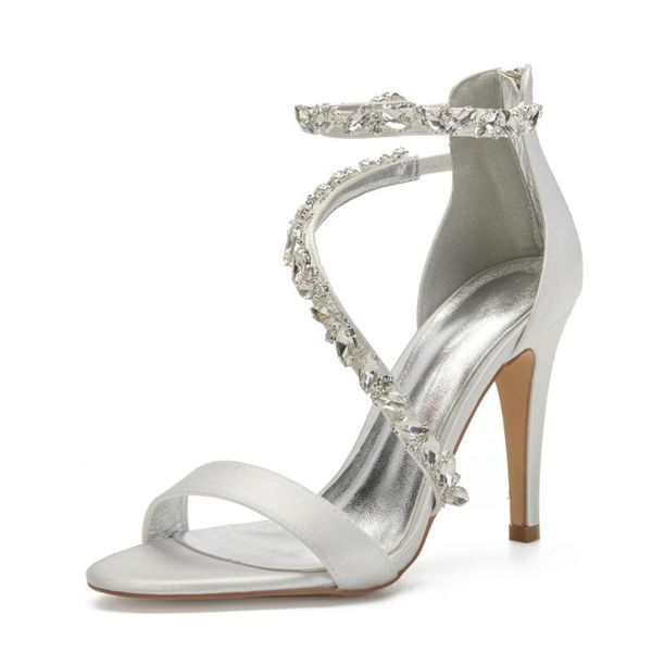 women's high heel sandals bridal wedding shoes ankle strap rhinestones zipper back formal evening prom party dress shoes pumps, Black
women's high heel sandals bridal wedding shoes ankle strap rhinestones zipper back formal evening prom party dress shoes pumps, Black