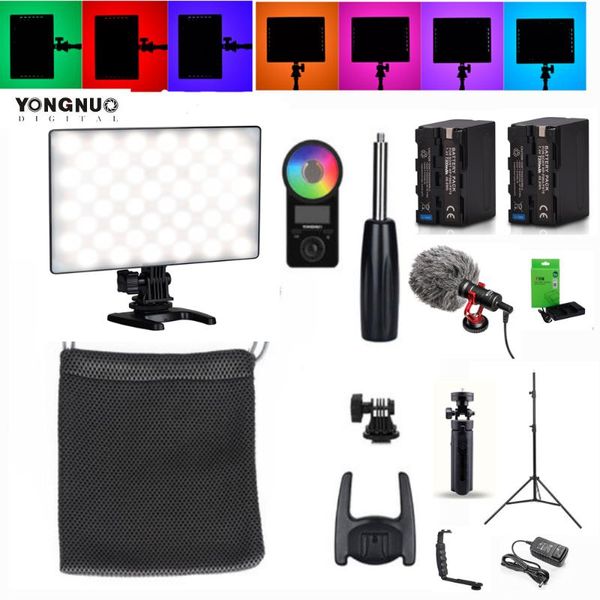 Yongnuo Yn300air Ii Rgb Led Camera Video Light Optional Battery With Charger Kit Pgraphy Light + Ac Adapter Remote Control
