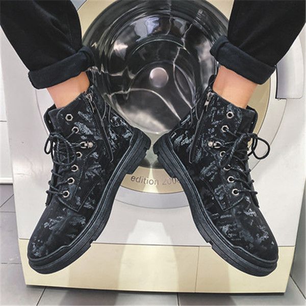 2021 men's winter boots plus velvet british style tooling short black male korean style trendy black all match handsome
2021 men's winter boots plus velvet british style tooling short black male korean style trendy black all match handsome