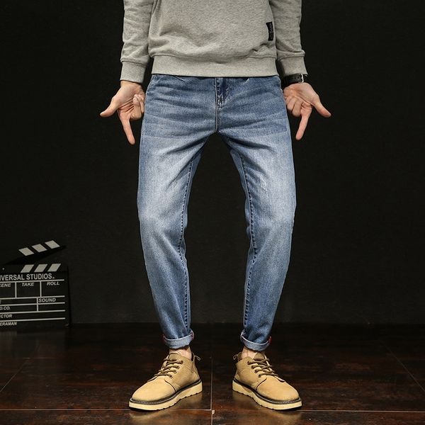 qa1yh 2020 chinos trousersmen's jeans spring nine-point summer and harlan jeans casual pants loose nine-point trendy men's pants r, Blue
qa1yh 2020 chinos trousersmen's jeans spring nine-point summer and harlan jeans casual pants loose nine-point trendy men's pants r, Blue