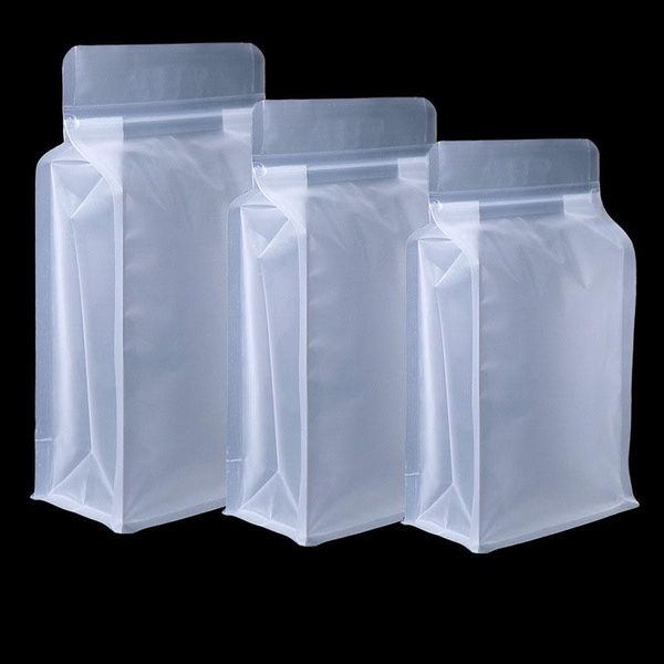 50pcs transparent frosted octagon sealed plastic bags for square bottom self-sealing dried fruit rice coffce sealed bags
50pcs transparent frosted octagon sealed plastic bags for square bottom self-sealing dried fruit rice coffce sealed bags