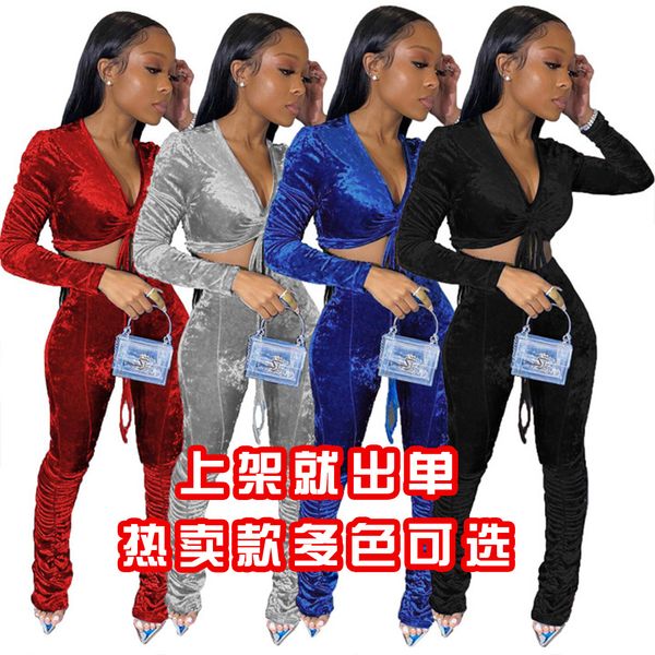 2020 fashion ladies sports and leisure running seller in europe and america paragraph foreign trade gold velvet two-piece suit, Gray
2020 fashion ladies sports and leisure running seller in europe and america paragraph foreign trade gold velvet two-piece suit, Gray