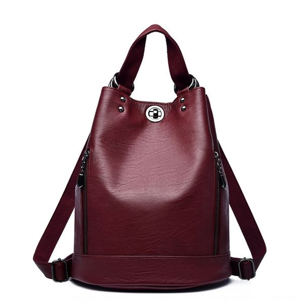 double shoulder women's bucket lock youth leisure schoolbag shoulder bag backpack soft pu leather trend simple women's backpack ge
double shoulder women's bucket lock youth leisure schoolbag shoulder bag backpack soft pu leather trend simple women's backpack ge