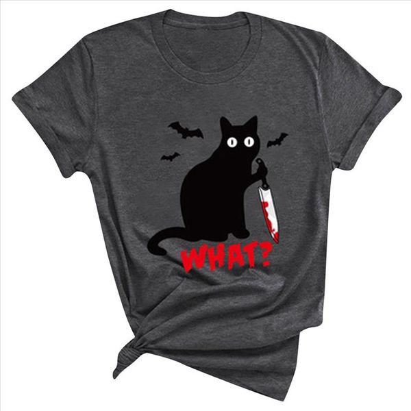 femme camisetas verano mujer black cat what tshirt murderous cat knife women funny t shirt short sleeve halloween tees, White
femme camisetas verano mujer black cat what tshirt murderous cat knife women funny t shirt short sleeve halloween tees, White