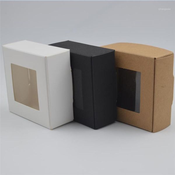 gift wrap 30pcs foldable paper box kraft with pvc window black craft wedding favors and gifts candy packing cardboard boxes package1
gift wrap 30pcs foldable paper box kraft with pvc window black craft wedding favors and gifts candy packing cardboard boxes package1