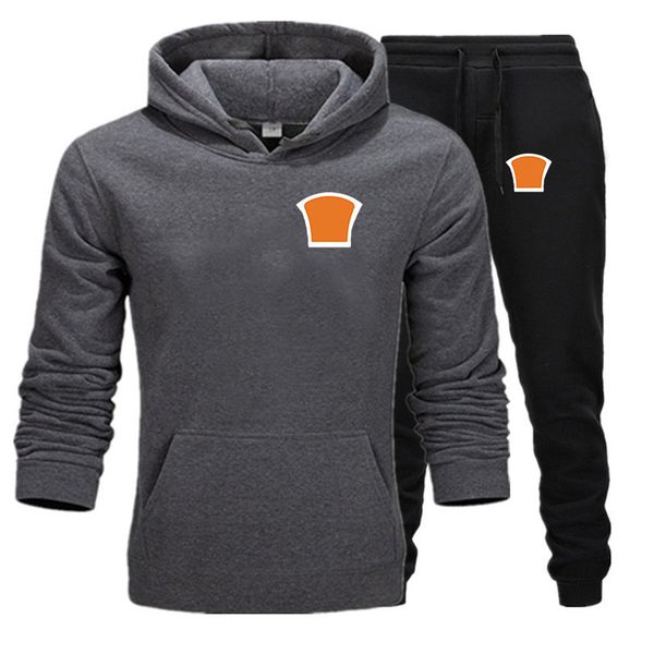 new autumn men's suit hoodie + pants sports suit casual men's/women's sports shirt track and field suit, Gray
new autumn men's suit hoodie + pants sports suit casual men's/women's sports shirt track and field suit, Gray