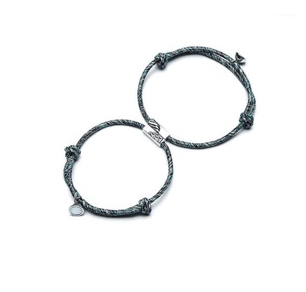 kesocoray 2pcs magnetic mutual attraction couple bracelet adjustable handmade vows of eternal braided rope jewelry gift for love1, Golden;silver
kesocoray 2pcs magnetic mutual attraction couple bracelet adjustable handmade vows of eternal braided rope jewelry gift for love1, Golden;silver