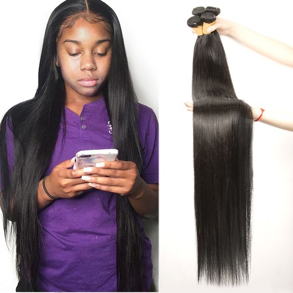 30 32 34 36 40 inch indian hair straight hair bundles 100% natural human hair 1 3 4 bundles double wefts thick remy, Black
30 32 34 36 40 inch indian hair straight hair bundles 100% natural human hair 1 3 4 bundles double wefts thick remy, Black