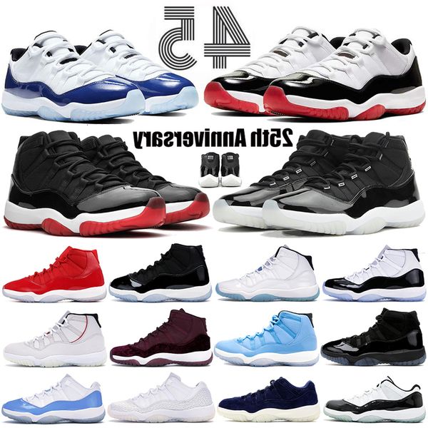 25th anniversary concord bred 11 11s men women jumpman basketball shoes space jam cap and gown legend blue sports sneakers mens trainers
25th anniversary concord bred 11 11s men women jumpman basketball shoes space jam cap and gown legend blue sports sneakers mens trainers