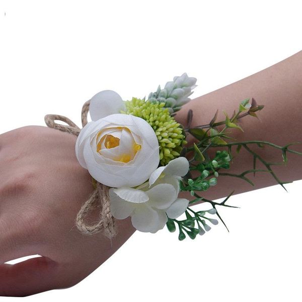 wrist flower rose silk ribbon bride corsage hand decorative wristband bracelet bridesmaid curtain band clip bouquet, Golden;silver
wrist flower rose silk ribbon bride corsage hand decorative wristband bracelet bridesmaid curtain band clip bouquet, Golden;silver