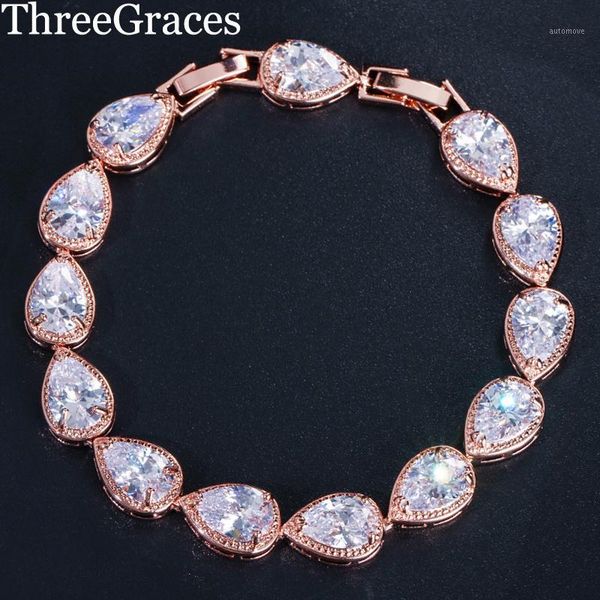 threegraces new fashion women jewelry cubic zirconia stone rose gold color tennis bracelet for friend christmas gifts br0331, Black
threegraces new fashion women jewelry cubic zirconia stone rose gold color tennis bracelet for friend christmas gifts br0331, Black